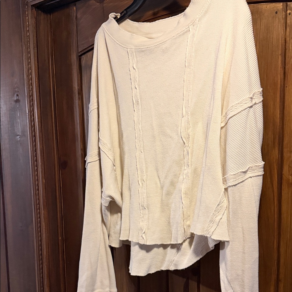 Free People Classic Cream Women's Top